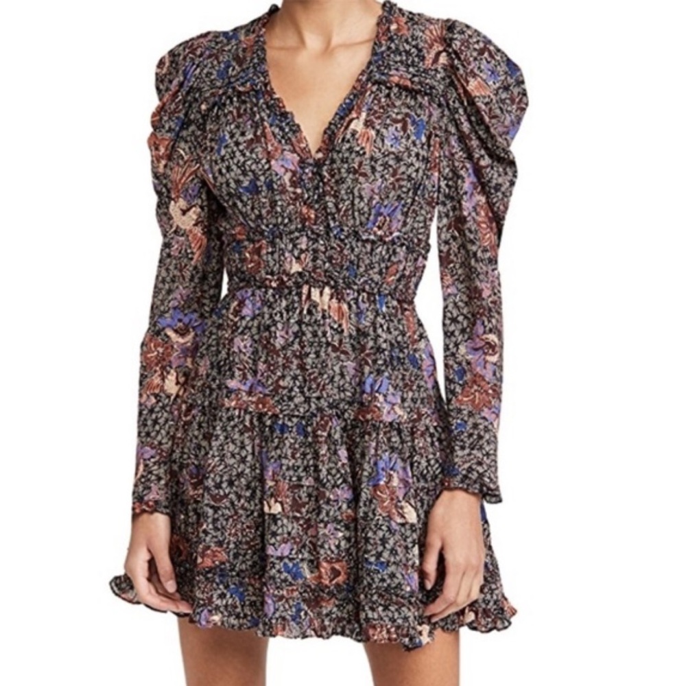 Ulla Johnson Floral Julie Mini Dress